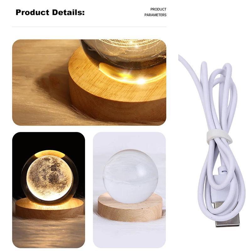 Luminária Decorativa - Esfera de Led Planetária