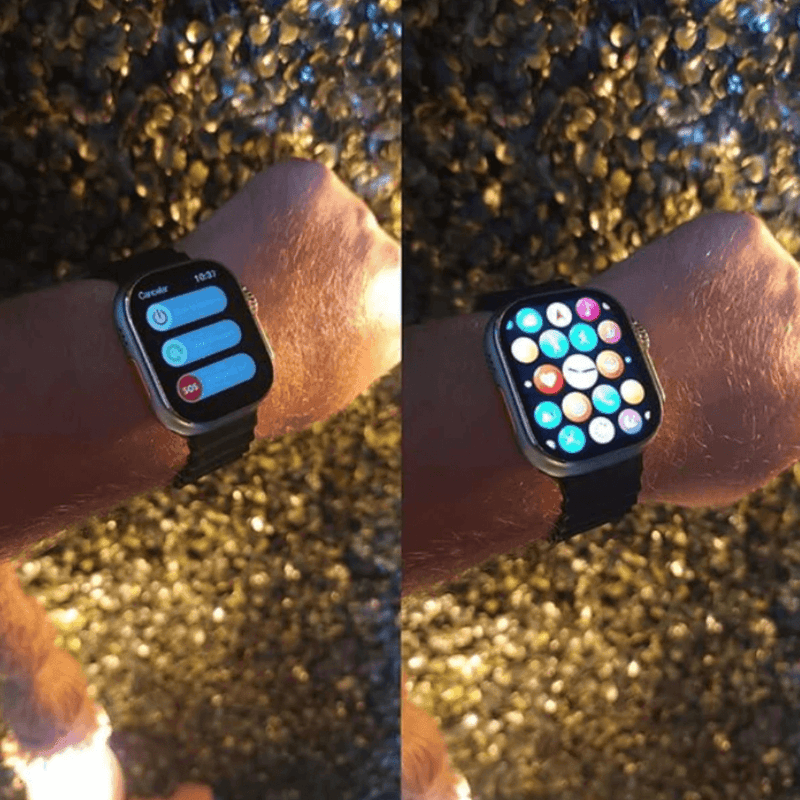 Smartwatch Series 9,no pulso